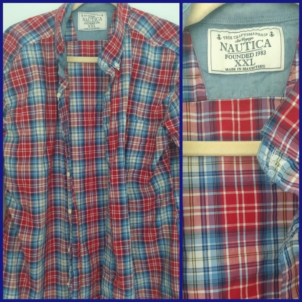 Men's Nautica button down shirt